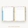 Day Designer 2026 mini weekly planner: oh so lovely cover with ideal week worksheet