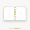 Day Designer 2025-26 daily planner: Sage Bookcloth cover with daily planning page