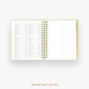 Day Designer 2025-26 daily planner: Sage Bookcloth cover with holidays