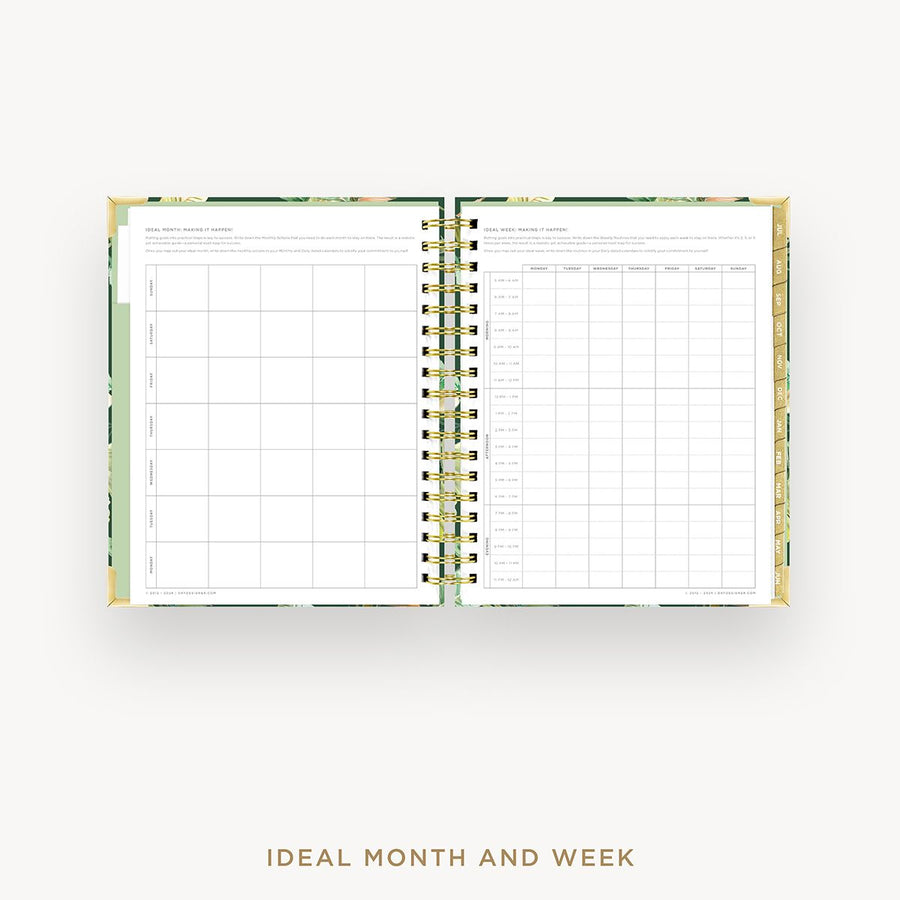 Day Designer 2025-26 daily planner: St. Barts cover with ideal week worksheet