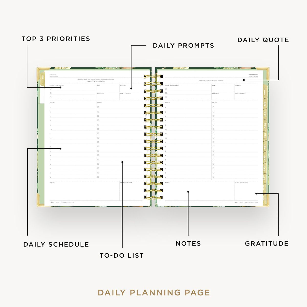 2025-26 Daily Planner: St. Barts