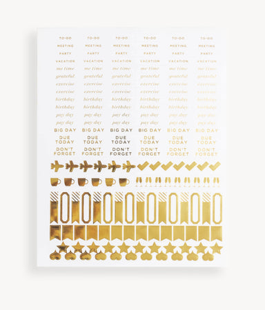 Flagship Gold Stickers, Accessories