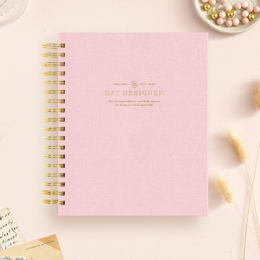 2026-27 Daily Planner: Peony Bookcloth