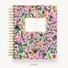 Day Designer 2025-26 daily planner: Ula Bloom hard cover, gold wire binding