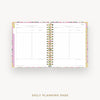 Day Designer 2025-26 daily planner: Ula Bloom cover with daily planning page