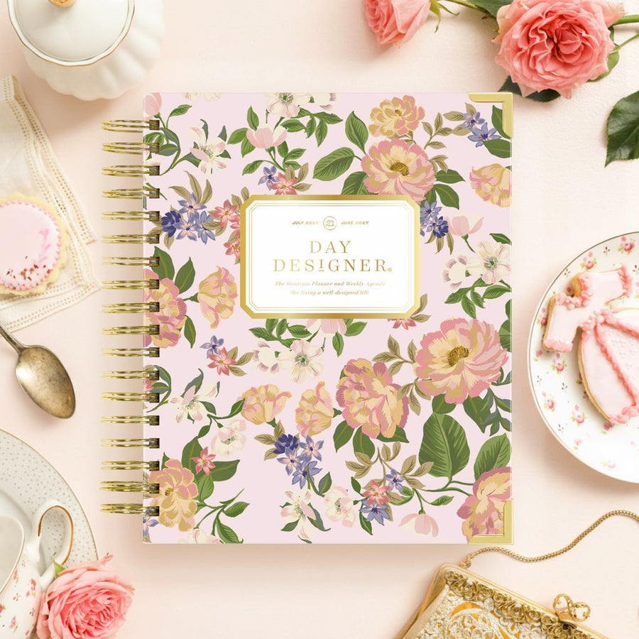 Day Designer 2026-27 weekly planner: Heirloom beautiful cover agenda book