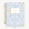 Day Designer 2025-26 weekly planner: Alicia hard cover, gold wire binding