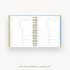 Day Designer 2025-26 weekly planner: Alicia cover with entertainment party planner