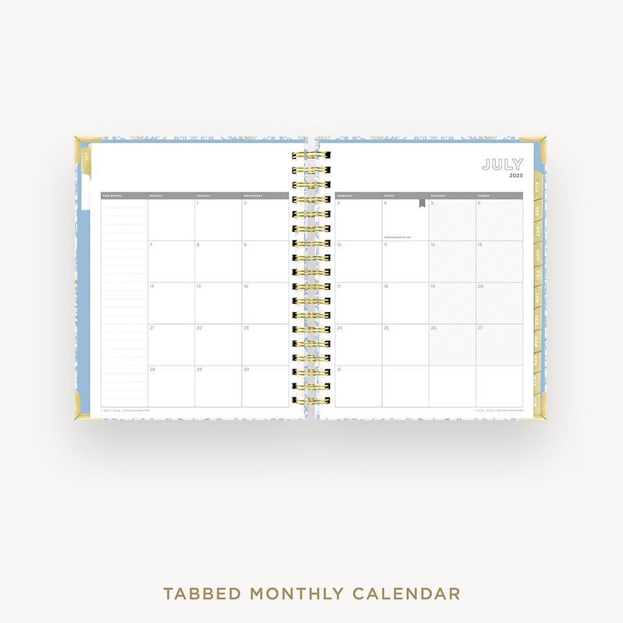 Day Designer 2025-26 weekly planner: Alicia cover with monthly calendar