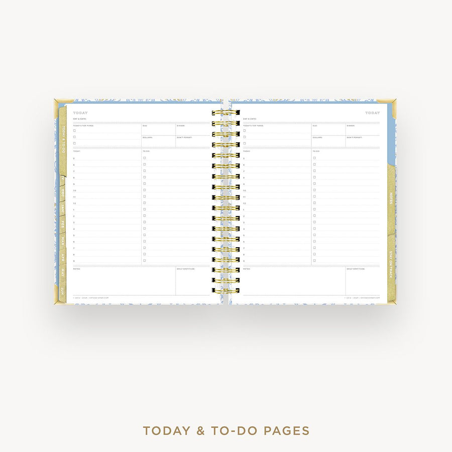 Day Designer 2025-26 weekly planner: Alicia cover with undated daily planning pages