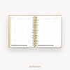 Day Designer 2025-26 weekly planner: Caramel Latte cover with expense tracking pages