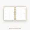 Day Designer 2025-26 weekly planner: Caramel Latte cover  with weekly planning pages