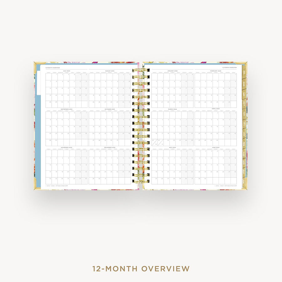 Day Designer 2025-26 weekly planner: Oh So Lovely cover with 12 month calendar