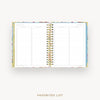 Day Designer 2025-26 weekly planner: Oh So Lovely cover with favorite books and movies pages