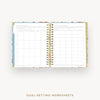 Day Designer 2025-26 weekly planner: Oh So Lovely cover with goals worksheet