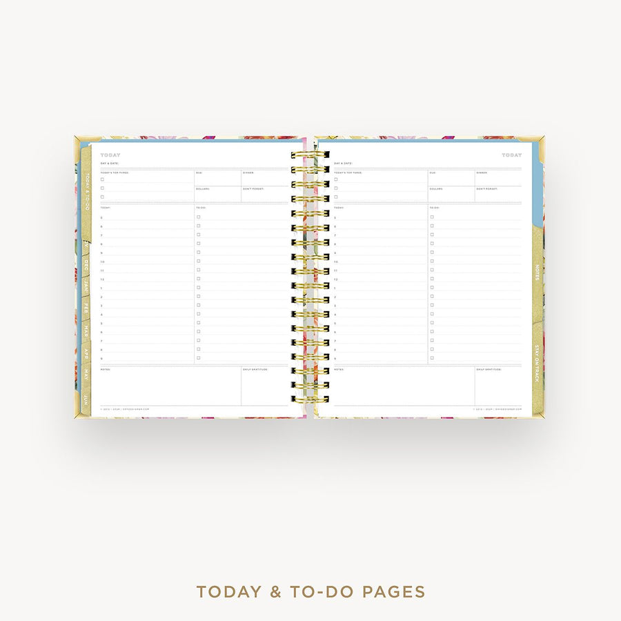 Day Designer 2025-26 weekly planner: Oh So Lovely cover with undated daily planning pages