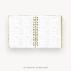 Day Designer 2025-26 weekly planner: Sea and Sky cover with 12 month calendar