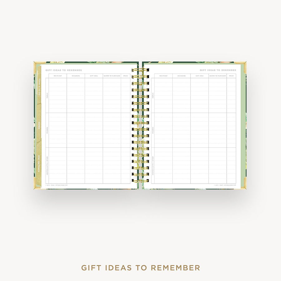 Day Designer 2025-26 weekly planner: St. Barts cover with gift ideas pages