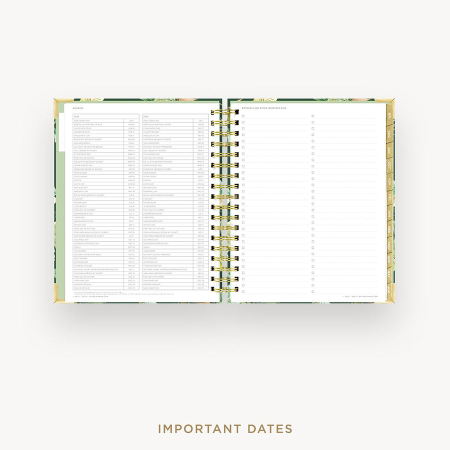 Day Designer 2025-26 weekly planner: St. Barts cover with holidays page