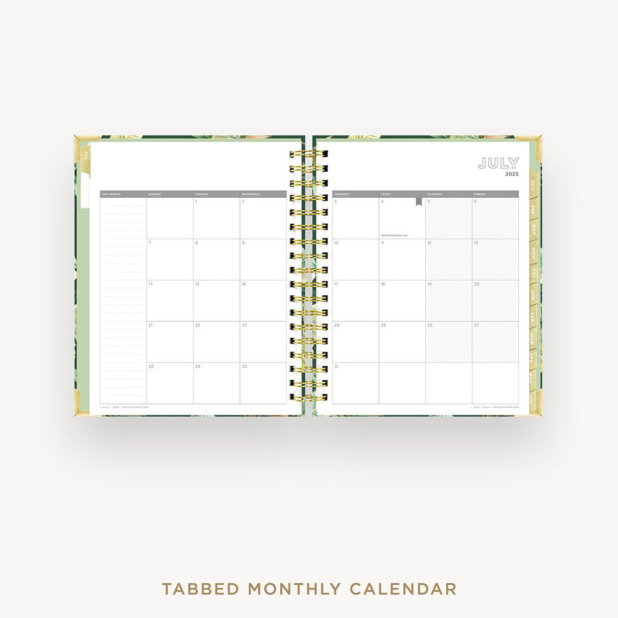 Day Designer 2025-26 weekly planner: St. Barts cover with monthly calendar