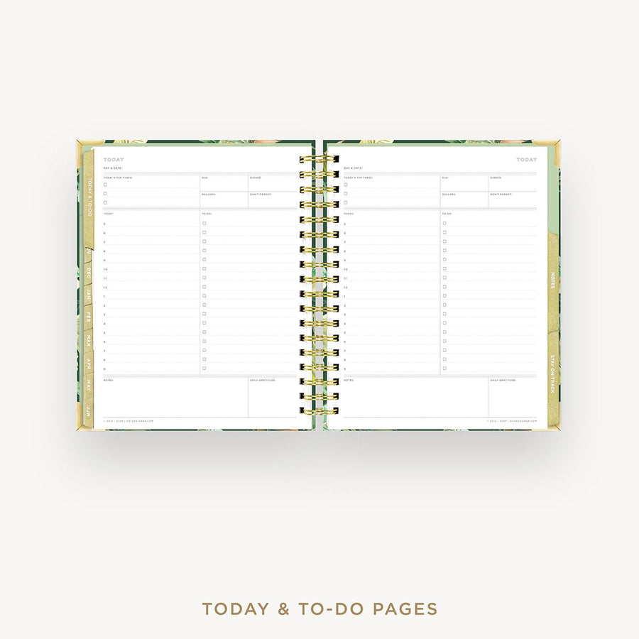 Day Designer 2025-26 weekly planner: St. Barts cover with undated daily planning pages