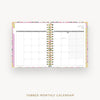 Day Designer 2025-26 weekly planner: Ula Bloom cover with monthly calendar