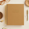 Day Designer 2026 weekly planner: caramel latte pebble texture beautiful cover agenda book