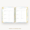 Day Designer 2026 mini weekly planner: sea and sky cover  with weekly planning pages