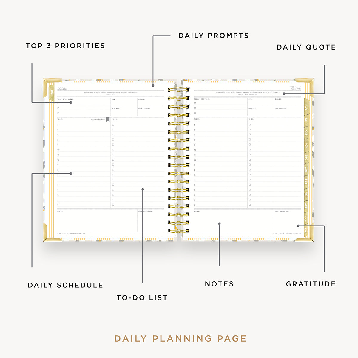 2023-24 Daily Planner: Chic