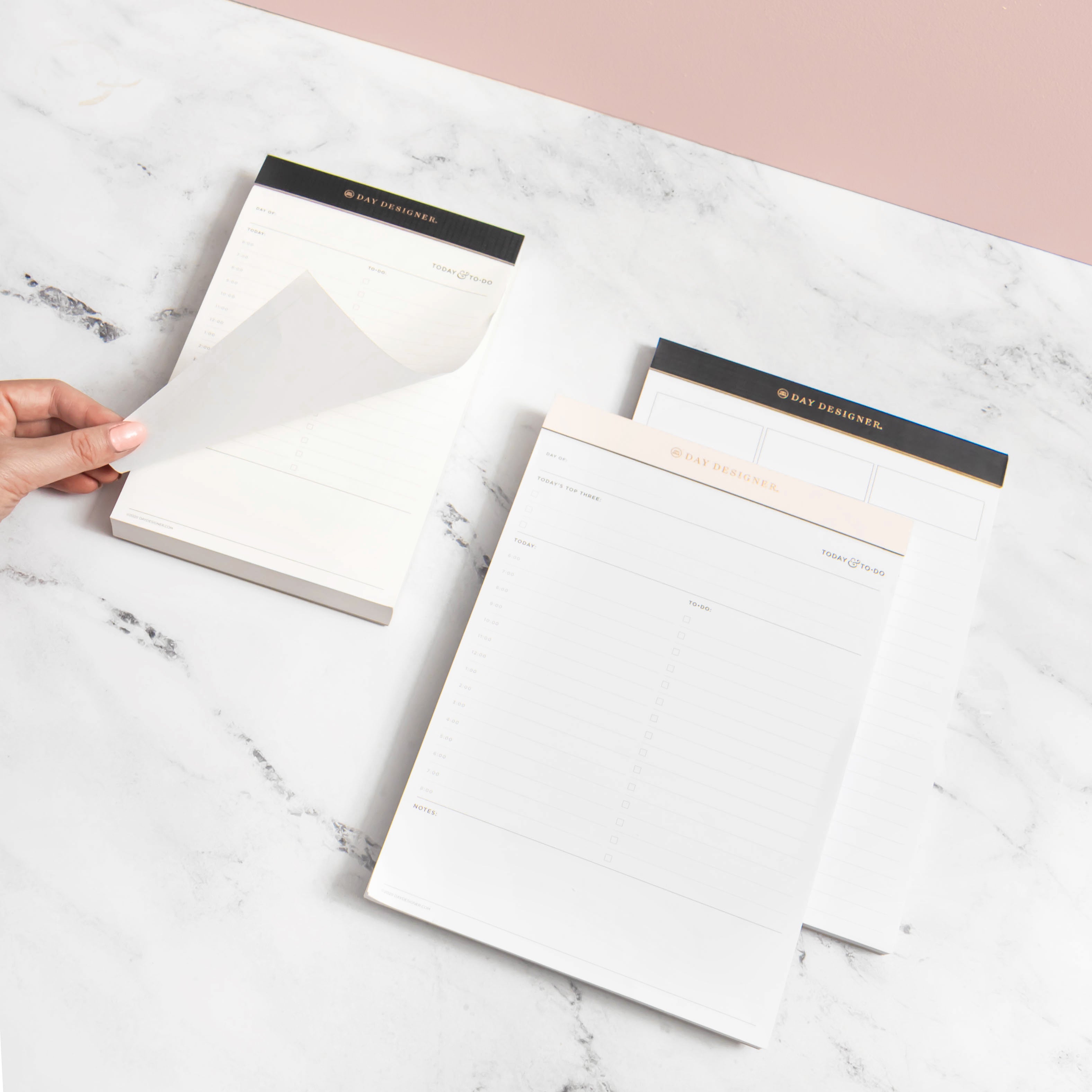 Notes Desk Top Desktop Notepad | Lined Notes | Day Designer