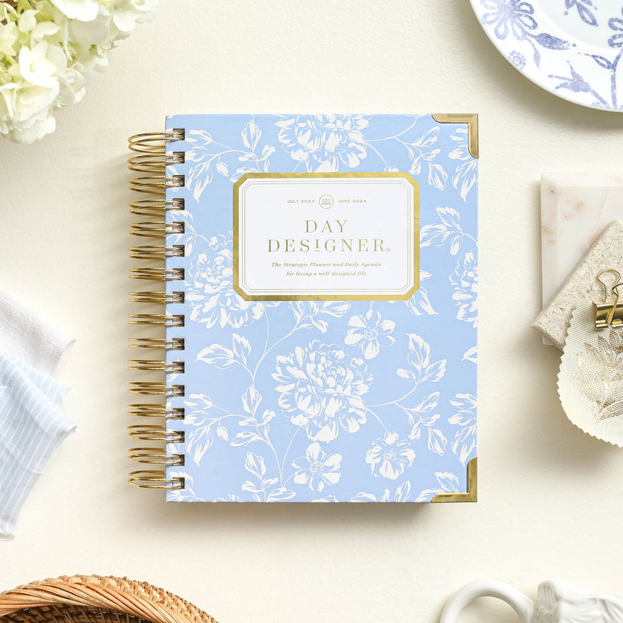 Day Designer's 2023 Daily Mini Planner Annabel with beautiful cover agenda book.