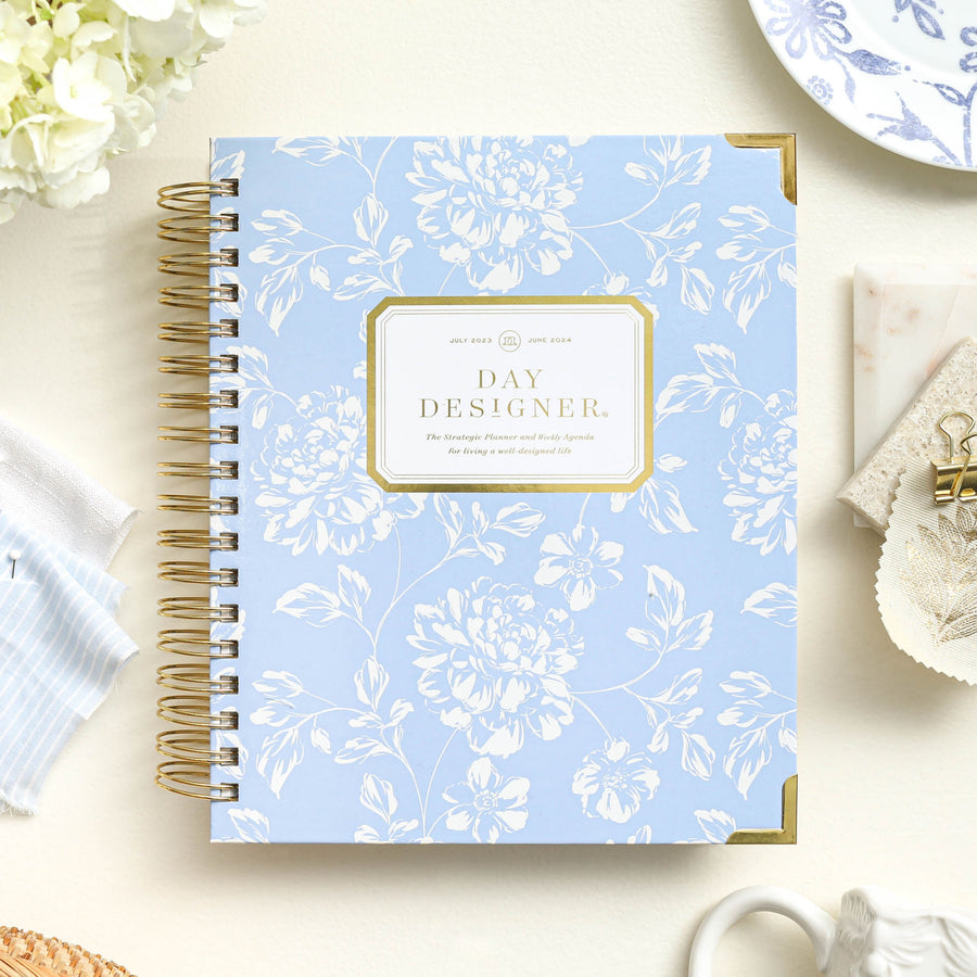 Day Designer's 2023 Weekly Planner Annabel with beautiful cover agenda book.