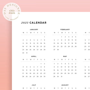 2023 Free Calendar Printable