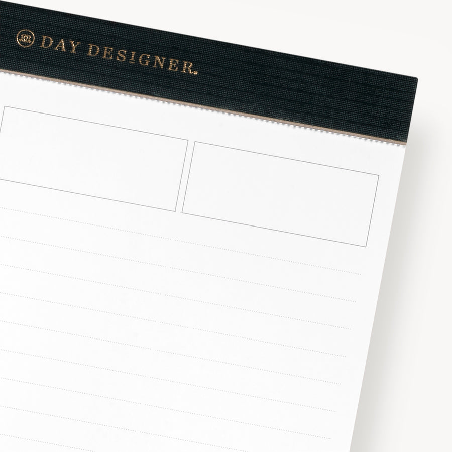 Notepad For Desk Desktop Notepad | Lined Notes | Day Designer