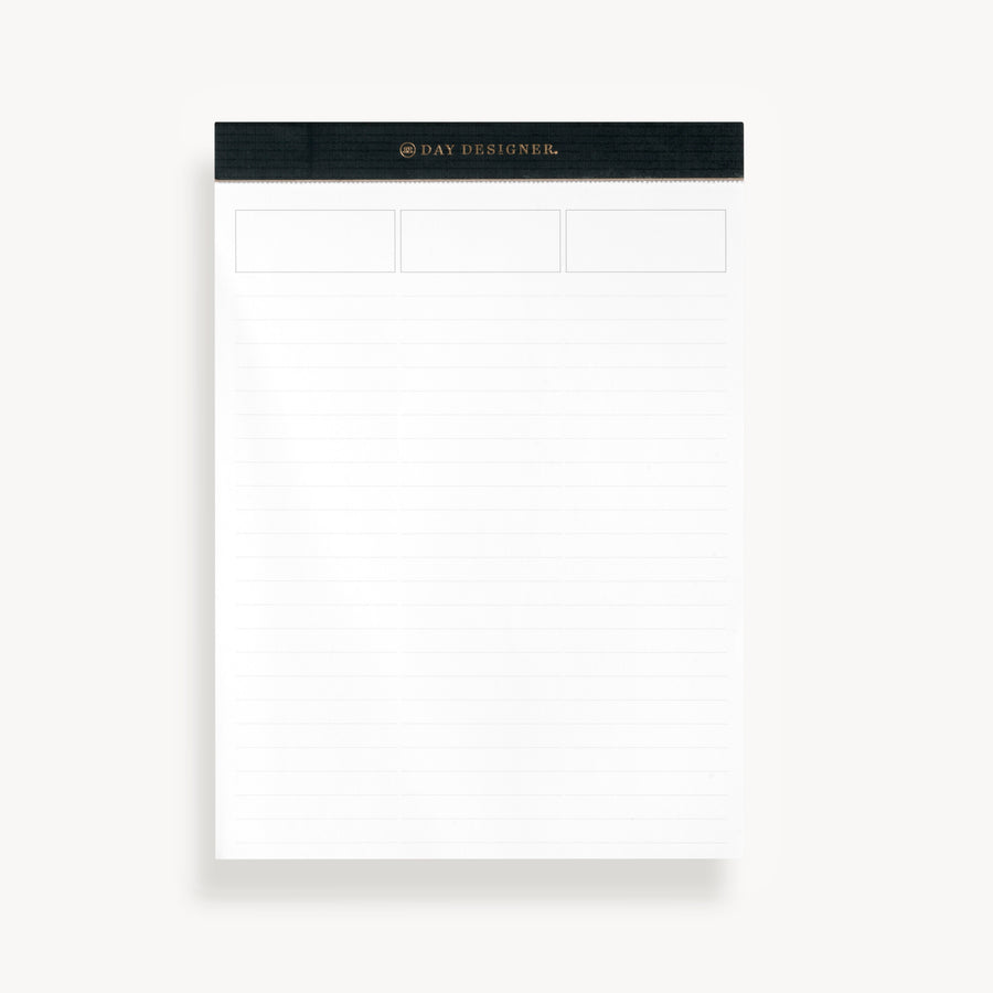 Notepad For Desk Desktop Notepad | Lined Notes | Day Designer