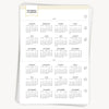 A5 Monthly Planner Inserts: 2023-24 Monthly Calendar (Academic Year)