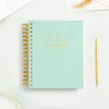 Day Designer's 2023 Daily Mini Planner Sage Bookcloth with beautiful cover agenda book.