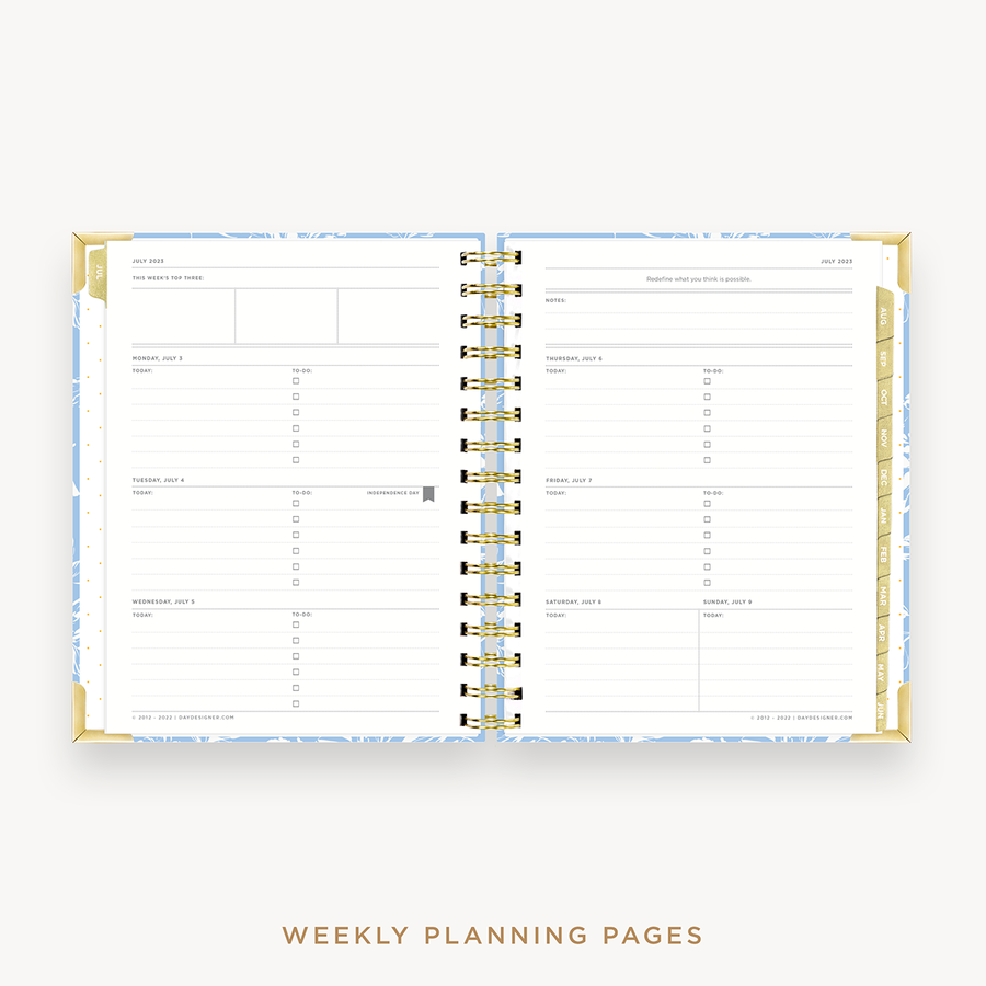 Day Designer's 2023 Weekly Mini Planner Annabel with weekly planning page.