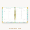 Day Designer's 2023-24 Daily Mini Planner Monet with daily planning page.