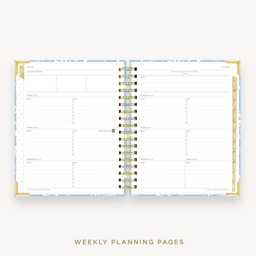 Day Designer's 2023 Weekly Planner Annabel with weekly planning page.