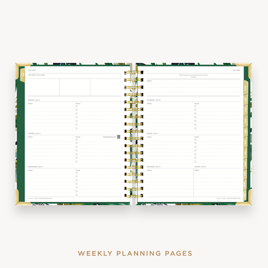 Day Designer's 2023 Weekly Planner Bali with weekly planning page.