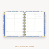 Day Designer's 2023-24 Daily Mini Planner Wildlfowers with daily planning page.