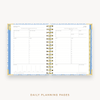 Day Designer's 2023 Daily Mini Planner Casa Bella with daily planning page.