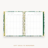 Day Designer's 2023 Weekly Mini Planner Bali with holiday gift planning page.