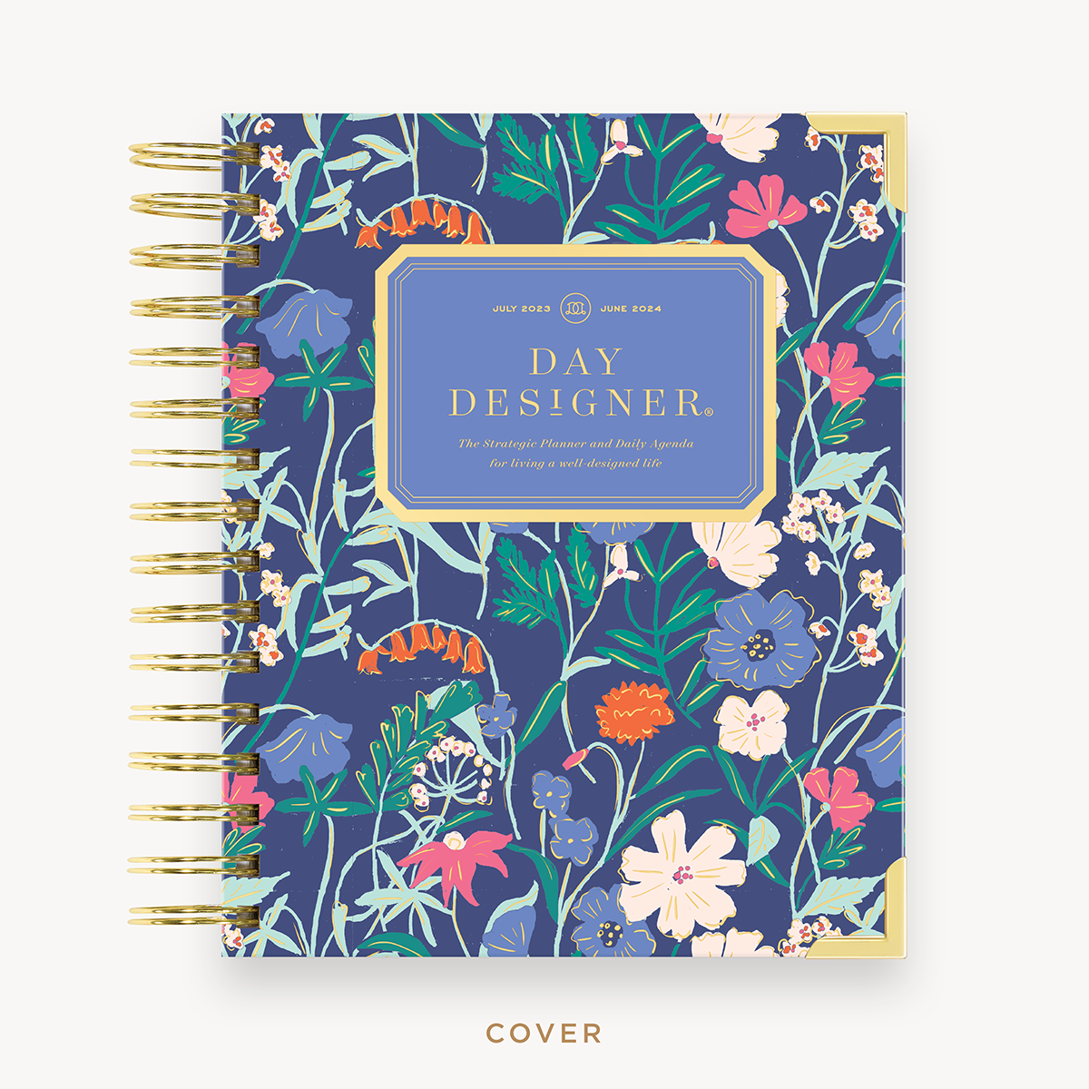 2023-24 Mini Daily Planner: Wildflowers
