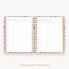 Day Designer's 2023 Weekly Planner Blurred Spring with ideal month and week worksheet.