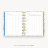 Day Designer's 2023-24 Daily Mini Planner Flutter with ideal month and week worksheet.