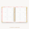 Day Designer's 2023 Weekly Planner Sunset with a two-page spread of the 2023-2024 calendar year.
