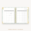 Day Designer's 2023-24 Daily Mini Planner Graceful with monthly calendar planning page.