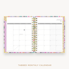 Day Designer's 2023 Weekly Planner Blurred Spring with monthly calendar planning page.